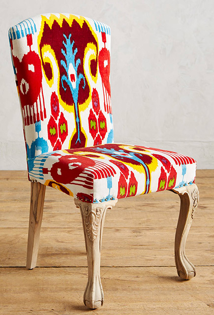 Chaise Ikat 