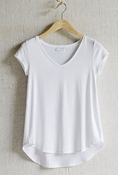 T-shirt blanc sur The White Company